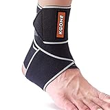 KGONE Ankle Support, Adjustable Ankle Brace Breathable Nylon Material Super Elastic and Comfortable Ankle Wrap for Men and Women,One Size Fits All