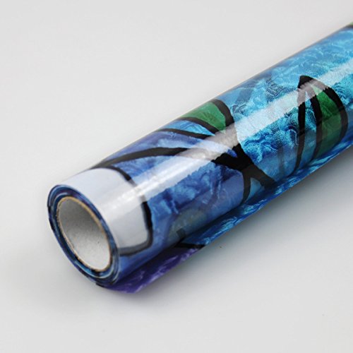 GreenForest bunte statische Window Folie feur Home & Office Fenster Aufkleber 45*200cm/17.7*78.7inches - 6