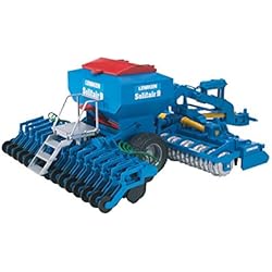 BRUDER - 02026 - Semoir LEMKEN Solitair 9 - Bleu