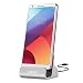 Produktbild USB C Desktop Dockingstation,EVIISO USB Type C Ladegerät Ladestation mit Type-C kabel,High Speed Lade Sync Dock für Samsung Galaxy A3/A5 (2017),S8 Plus,Note 8,Huawei P10,LG G6,HTC U11,Oneplus 3,Silber