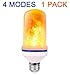 Produktbild Tooklanet flickering light bulb E27 LED fire lamp 4W 1500K Leuchtmittel decorative flaming light for bar festival décor at Christmas Halloween holiday party (1 Stück)