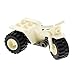 Produktbild Bausteine gebraucht 1 x Lego System Motorrad Trike Weiss Alt-Dunkel Grau Rad Felge weiß Chassis Fahrzeug Bike Tricycle 30187c01