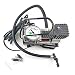 Produktbild Mazur 12 V Tragbare Elektrische Reifenfüller Pumpe Einzylinder Manometer Luftkompressor Universal Für Auto LKW Reifen (Silber & schwarz)