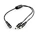 Price comparison product image DC 2.1 5.5 MM 1 to 2 Power Adapter Spliter Converter Cable 12V 24V DC for CCTV LED Light Parking Camera Car Monitor by HitCar