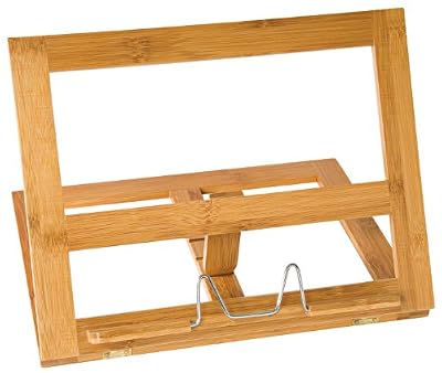 Wedo 2113107 Pupitre de lecture en bambou clair Grande taille
