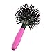Vinmax 3D Bomb Curl Brush Styling Salon Round Hair Curling Curler Comb Tool Pink