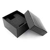 Coolster Schwarzes Krokodil Haltbarer Geschenk Geschenkkasten-Kasten Für Armband Armreif Schmuck Uhrenbox