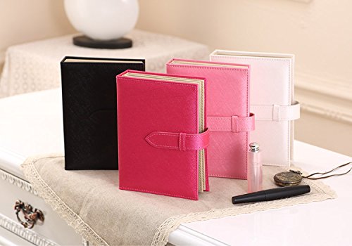 Anokay Schmuckbox Edel Schmuckhalter Aufhängen Ohrringhalter Ständer Schmuckständer Ohrhänger Modern schmuckkasten PINK Schmuckaufbewahrung Kästchen Leder - 8