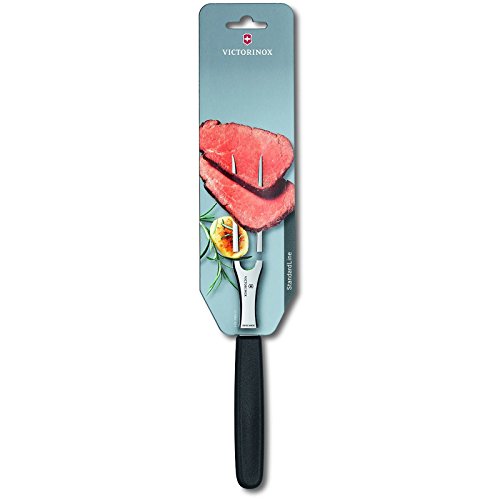 Victorinox Küchenmesser Fleisch und Bratengabel schwarz Blister 15 cm, 5.2103.15B - 2