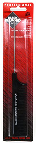 Efalock Black Diamond Toupierkamm, 1er Pack (1 x 1 Stück) - 3