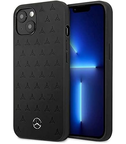 Étui Coque IPHONE 14 Pro Max Mercedes Silicone Noir Magsafe Compatible