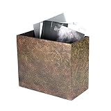 Alto cm.: 30.00 tapidecor REVISTERO Suelo Marron Dorado Efecto Piel 30X35X18