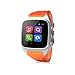Produktbild Smart Bluetooth Uhren GPS Positioning Funktion 1.54 Zoll Square Touch Screen Smart Fitness Tracker Sport Schrittzähler Wristband Sleep Monitor Touch Screen Activity Tracker, Für IOS und Android ( Color : Orange )