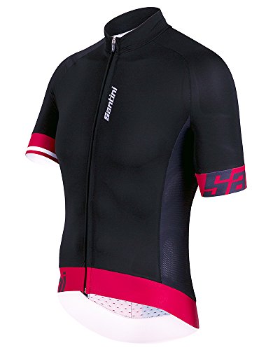 Santini 365 SP94775SLK2 Sleek 2 Aero Short Sleeve Jersey Red Medium