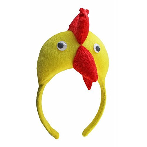 Huhn Hahn Kopfband - SODIAL(R)3D Huhn Hahn Kopfband Tier Bauernhof Erwachsene Kinder Maske Kostuem Maskenball