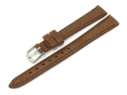 Meyhofer Uhrenarmband Alvesta 14mm braun abgenäht vegetabil MyHeklb27/14mm/braun/TiT Meyhofer Uhrenarmband Alvesta 14mm braun abgenäht vegetabil MyHeklb27/14mm/braun/TiT