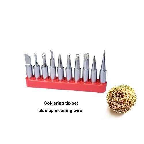 Shinenow Generic Pointe de 900 m pour Hakko 936,937, Aoyue 937 +, Aoyue 469, Saike 909d/852 Plus 1pièce Pointe de fil de nettoyage