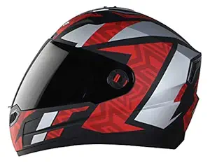 Steelbird SBA-1 Cesar ABS Material Shell Full Face Helmet in Matt Finish Fitted with Clear