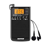 【Función Potente】la radio AM FM portátil admite altavoces y auriculares, pantalla de tiempo, función de temporización, función de despertador dual, función de despertador, modo de suspensión, canal de recolección, almacenamiento de audio, bloqueo de teclado (para resolver el botón que se toca accidentalmente).
