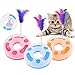 Produktbild Hemore Interaktives Katzenspielzeug, einlagig, Spielzeug, Spielzeug, Katze, bewegliche Feder, Spielball mit Glöckchen, Rosa