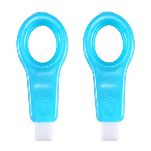 AOLVO Nano Kit de Blanqueamiento de Dientes Borrador de Dientes Profesional, 2 Borrador de Dientes y 10 Tiras de Limpieza para Eliminar Sarro y Manchas