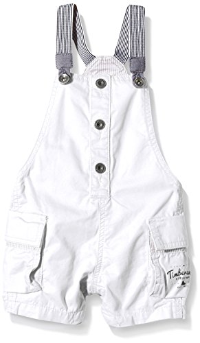 Timberland Baby-Boys Salopette Courte Garcon One Piece, off-white, size 6 months