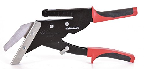myMAW Schieferschere 55 mm mit Locher Schere Schiefer Eternit Faserzement Dachdecker Lochstanze - 2