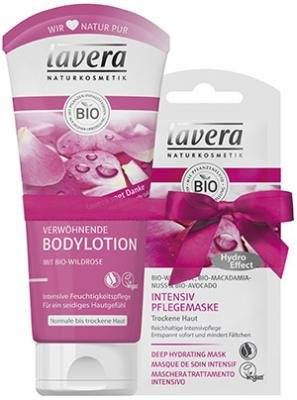Preisvergleich Produktbild Lavera - Onpack Wildrose Körperlotion + Pflegemaske