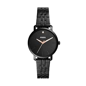 Fossil Lexie Luther Analog Black Dial 