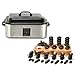 Produktbild Hot Stone Deluxe-Set mit großem Wärmegerät (18l), 64 Massagesteine inkl. Cold Stones - Hot Stone Paket 8