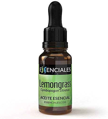 Essenciales - Aceite Esencial de Lemongrass, 100% Puro, 30 ml | Aceite Esencial Cymbopogon Citratus