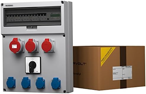 Power Distribution Size-S/FI 1 1x32 4X230 V Power Distribution Wall Cabinet Doctor V® 9108