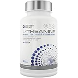 Premium Grade L-Theanine 250mg Super Strength Capsules by Elite Health - UK Manufactured &amp; Lab Tested - Gluten Free - Easy Swallow L Theanine Tablets