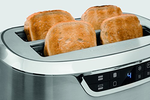 CASO NOVEA T4 Design Toaster für 4 Scheiben, mit Motorlift, 9 Bräunungsstufen, inkl. Brötchenaufsatz - 5