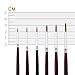 eBoot Detail Paint Brush Set Miniature Brushes for Watercolor, Acrylic Painting and Modelmakers, 6 Pieces