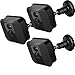 Price comparison product image 3 Pack Adjustable Camera Wall Mount Bracket, 360 Degree Protective Mounting Bracket Compatible with Blink XT Indoor/Outdoor Camera Security System (Black)