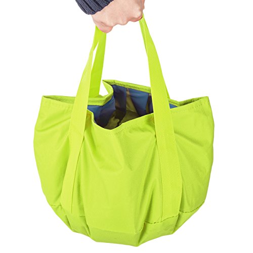 Overmont Outdoor Faltbar Multifunktional Eimer Wassereimer Waschbecken Faltschüssel Spülbecken 15 Liter für Camping Wandern Picknick Angeln und Reisen - 5