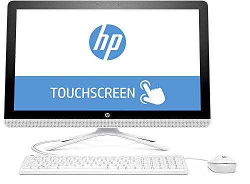 HP 24-g050ng (X0Y31EA) 60,45 cm (23,8 Zoll / FHD IPS Touchscreen) All in One Desktop PC (Intel Core i5-6200U, 8 GB RAM, 1 TB SSHD, Intel HD-Grafikkarte 520, Windows 10 Home 64), Weiß