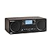 Price comparison product image auna Worldwide CD Internet Radio w/Bluetooth • CD Player w/DAB / DAB + Tuner • Clock Radio • MP3-Compatible USB Port • Spotify Connect • AUX • App Control • Multi-Room Function • Sleep Timer • Walnut