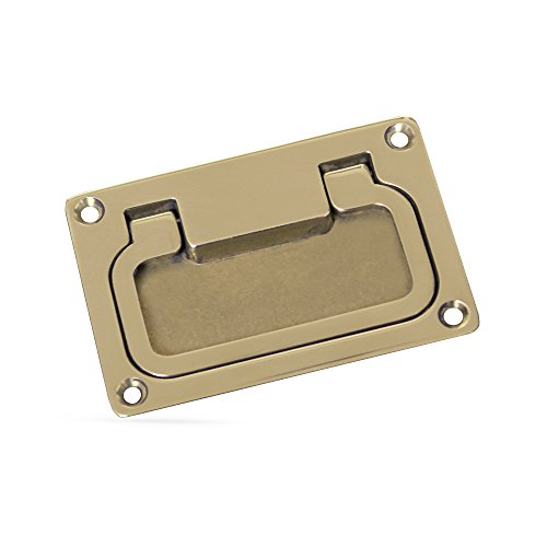 Foresti & Suardi - Messing polierter Möbelgriff 92 x 63 x 9 mm