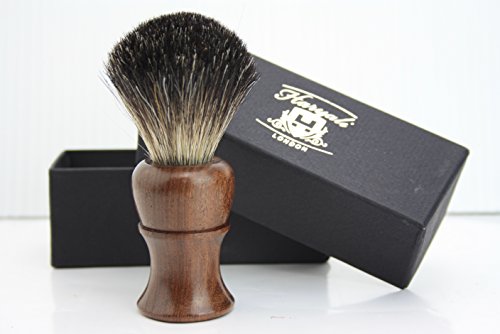 Haryali London BRAND NEW - 100% PURE BADGER HAIR SHAVING BRUSH - Rose Wood Wooden Brush