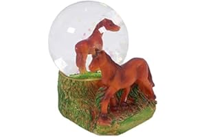 PIA INTERNATIONAL Glitzerkugel Pferd Schneekugel Tier Tiere Schneekugeln Pferde Pony