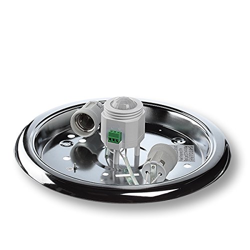sweet-led Deckenleuchte Chrom mit Bewegungsmelder, 360° Sensor, 0,45 W - 2