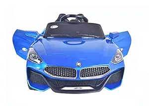 Talreja Enterprises Battery Operated Z4 Ride on Car for Kids, Double Battery Double Motor - Rechargeable (Metalic Blue)