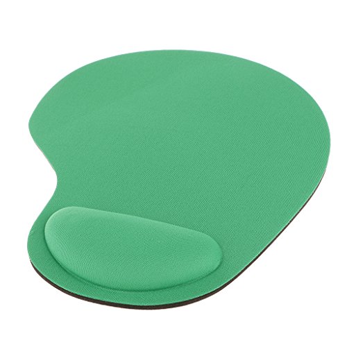 Alfombrilla de Rat  n con Reposamu  ecas de Gel Mouse Pad Varios Colores - Verde