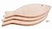 Produktbild 3 Fisch - Deko- Picknick Holzbrett, Steakteller und Schinkenbretter rustikal, Buffetplatten aus Holz, Buffet Platte, natur, Maße je ca. 35 cm x 16 cm, neu in Fischform als Servierbrett, Brotzeitbrett mit Griff