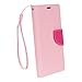 Produktbild Stylisches Bookstyle Handytasche Flip Case Wallet Portmonee für "Samsung Galaxy A3 A310F (2016)" Handy Schutz Hülle Etui Schale Cover Book Case rosa-pink