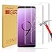 Produktbild Solocil 2 Stück Galaxy S9 Schutzfolie, 3D 9H Härtegrad HD Ultra Klar Anti-Kratzer Panzerglasfolie Displayschutzfolie Displayschutz für Samsung Galaxy S9