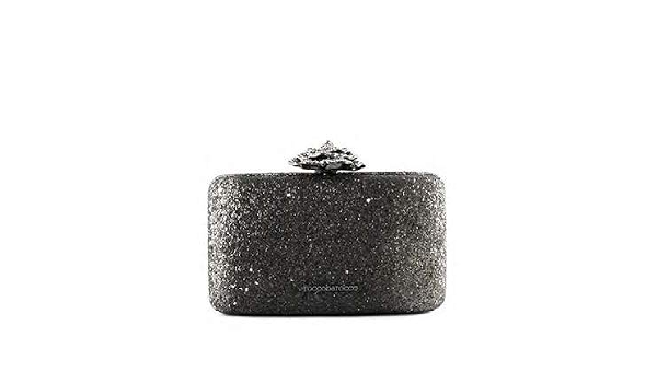 Borsa Roccobarocco pochette ROBS2O901 clutch canna di fucile glitter :  Amazon.it: Scarpe e borse