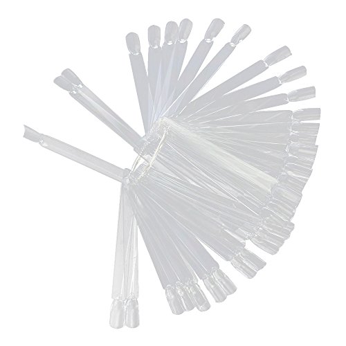Contever® 50 Tips Clear False Nail Art Display Fan Board Tool Kit
